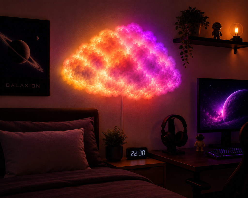 ✨ Créez une ambiance féerique avec la Lampe Nuage LED Intelligente™