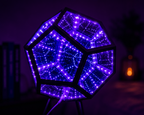 Cube Infini 3D™ | Sculpture Lumineuse Futuriste