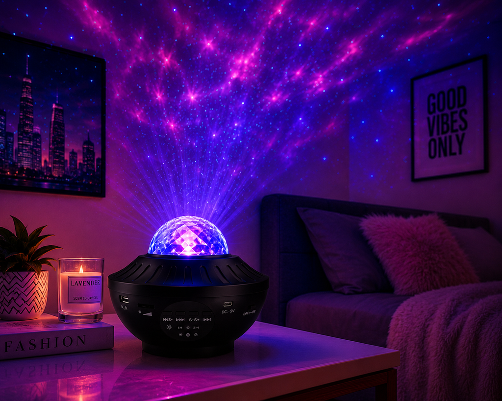 Projecteur Galaxie 360° – Ambiance Ciel Étoilé