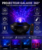 Projecteur Galaxie 360° – Ambiance Ciel Étoilé