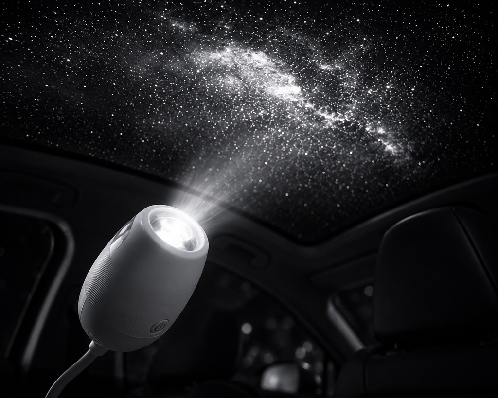 Projecteur USB d’Ambiance pour Voiture – Lumière LED Romantique et Décorative