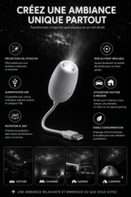 Projecteur USB d’Ambiance pour Voiture – Lumière LED Romantique et Décorative